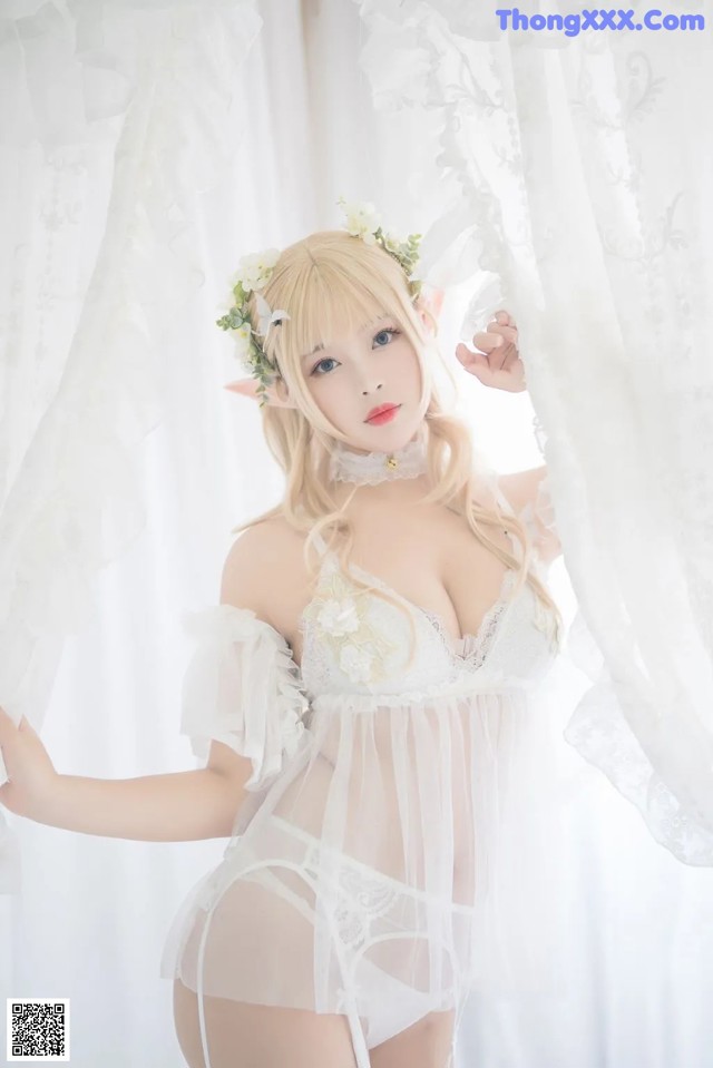 Coser@白烨 Vol.020: 花精灵 (91 photos) No.028289